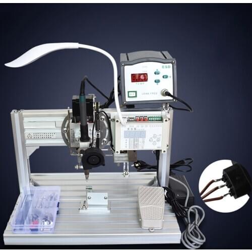 JY-ZX-003 150W Semi-Automatic Wire Harness Tin Soldering Machine Precision Digital Display Spot Welder Pedal Electric Tin Welder