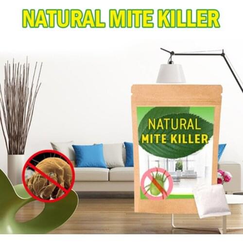 Dust Mites Kill Pouch Natural Herbal Mites Killer Exterminating Pad Killing Worms Anti-mite Pad Cushion Home Mite Control Powder