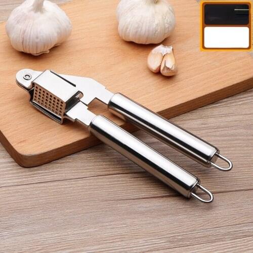 Stainless Steel Manual Garlic Press Professional Kitchen Vegetables Ginger Squeezer Masher Garlic Grinding Grater Crusher