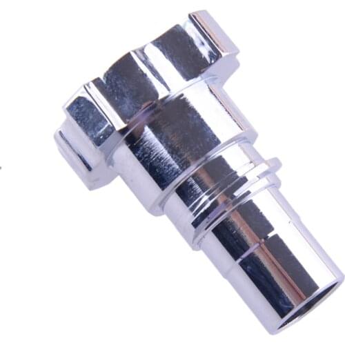 Silver PPS Spray Gun Cup Convertor Quick Connector Hopper Adapter Copper Fit for Fast Joint Threadless Replacement
