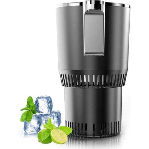 12V/AC110-240V Car Heating Cooling Cup Warmer Cooler Smart Cup Mug Holder Tumbler Cooling Beverage Drinks Cans