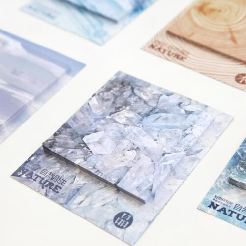 The Color of Nature Self-Adhesive Memo Pad Sticky Notes Bookmark School Office Supply