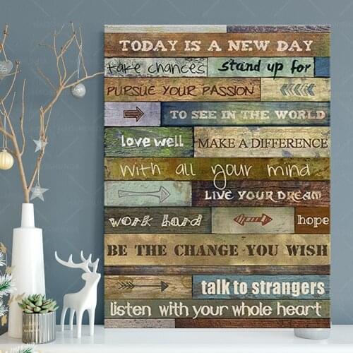 Inspirational Office Wall Decor for Women Motivational Theme Wall Art for Living Room Bedroom Decor Modern Canvas Framed Wall