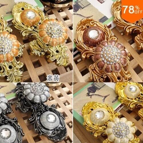 Crystal eyes rubber rope ponytail holder Brush Rope Holder Curtain hook God Luxury design artist wall holders Kahki Black Orange