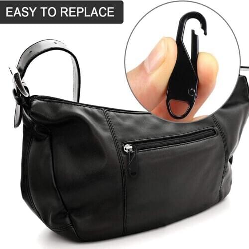 10 Pcs Zipper Pull Replacement Metal Zipper Gripper Fixer Tab Zipper Sliders