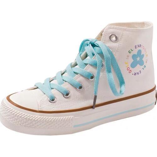 Print High-top Canvas Sneakers Shoes Female 2019 Students Korean Version Of Chic Womens Ins Tide Summer Wild Shoes