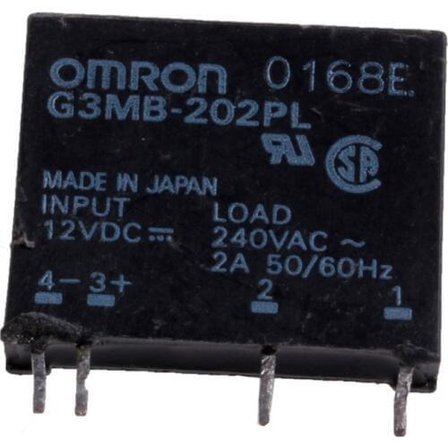 1Pc New Solid State Relay G3MB-202P DC-AC PCB SSR In 12V DC Out 240V AC 2A G08 Great Value0503
