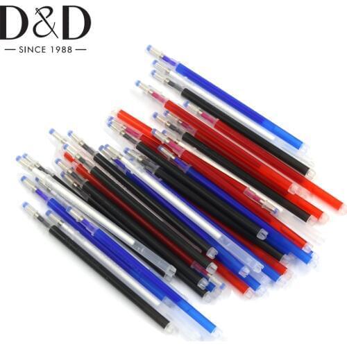 10Pcs Heat Erasable Refill Pens High Temperature Disappearing Fabric Marker Pen for Patchwork Fabric PU Leather Mark Sewing Tool