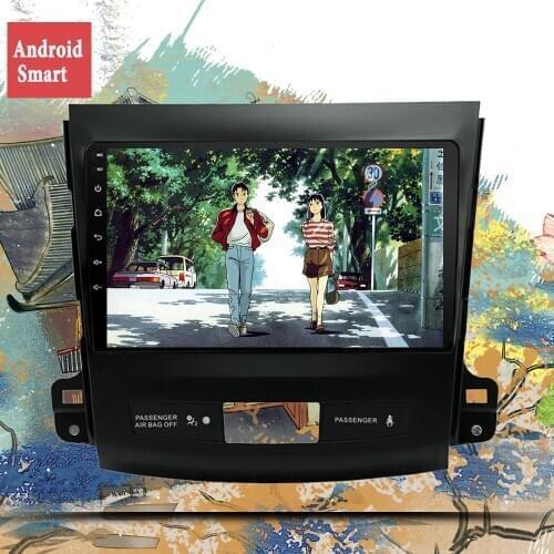 4G LTE Android 10 6G + 128G For Mitsubishi Outlander 2005 2006 2007 2008 2009 2010 2011 2012 Car dvd GPS Navigation radio audio