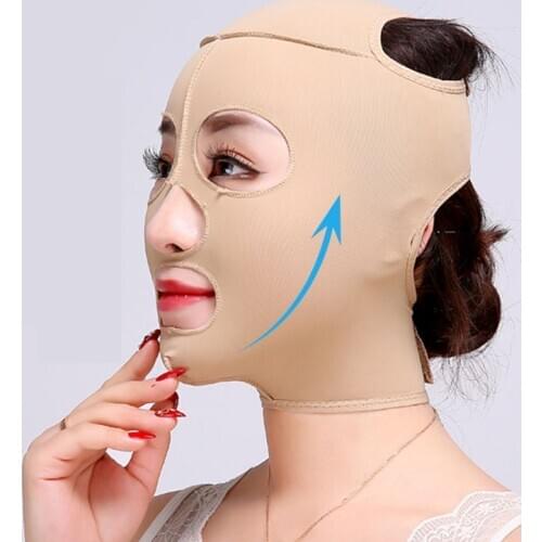 Face-lifting bandage line carving postoperative bandage sleep pull v face firming lifting drooping double chin thin masseter mas