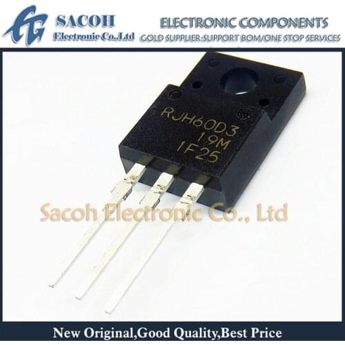 Free Shipping 10Pcs RJH60D3DPP RJH60D3 RJH60D3DPE TO-220F 35A 600V Power IGBT Transistor