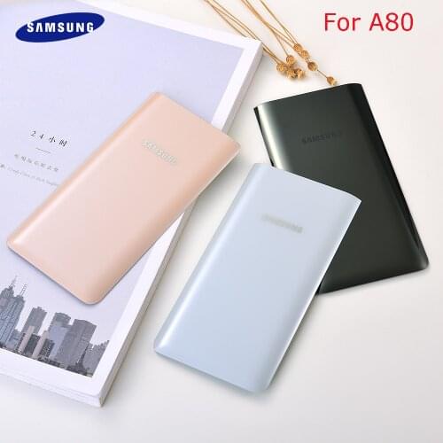 Samsung A80 Battery Cover Case Rear Door Housing Back Cover For A 80 A805 A805F SM-A8050 Battery Cover Repair Parts with Logo