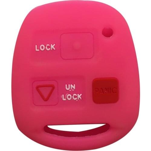 Key Cover Silicone Car Key Case Cover for Lexus GX470 LX470 ES300 LS IS GX RX SC LX RX400h RX330 GS300 Car Key Keychain Alarm