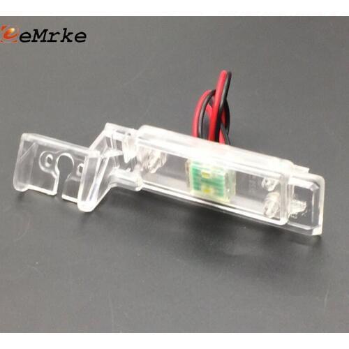 EEMRKE Car Rear view Backup Parking Camera Bracket Mount for Geely Englon SC6 License Plate Lights Housing