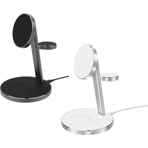 15W 3 in 1 Magnetic Wireless Charger Fast Charging Station for iPhone 12 Pro Max Chargers for Apple Pro