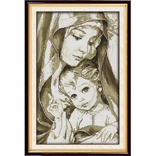 Virgin Mary (2) cross stitch kit 18ct 14ct 11ct count printed canvas stitching embroidery DIY handmade needlework