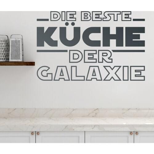 German The Best Kitchen in the Galaxy War Wall Sticker Family Love Quote Wall Decal Vinyl Movie Star Home Decor