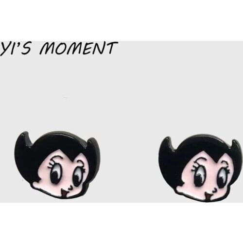 2019 new model birthday Gift Enamel Animal Jewelry Lovely astroboy Earrings Women Earing for kids