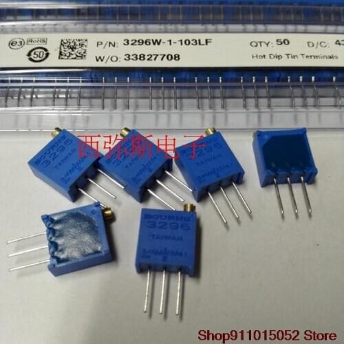 10 PCS original BOURNS potentiometer lf 3296 w - 1-502 precision potentiometer screw to adjust a 5 k