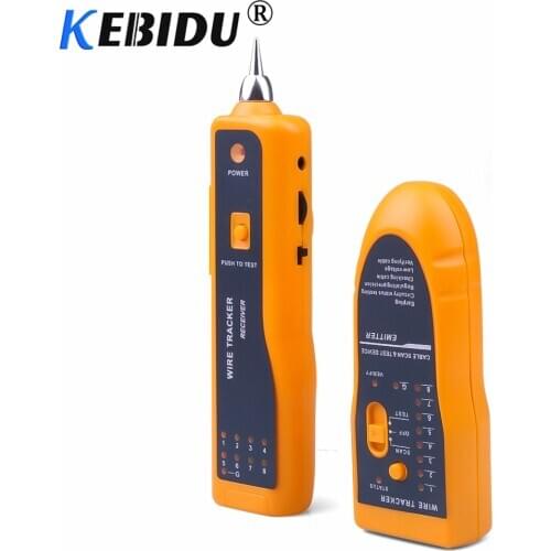 Kebidumei LAN Network Cable Tester Tool RJ45 UTP STP Line Finder Telephone Wire Tracker Tracer Diagnose Tone Tool Kit