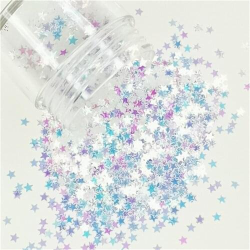 3mm Star Ultrathin Sequins Nail Art Glitter Stars Paillette Eo-Friendly PET Sequin Set Nail Decoratin Manicure Craft Sequins 8g
