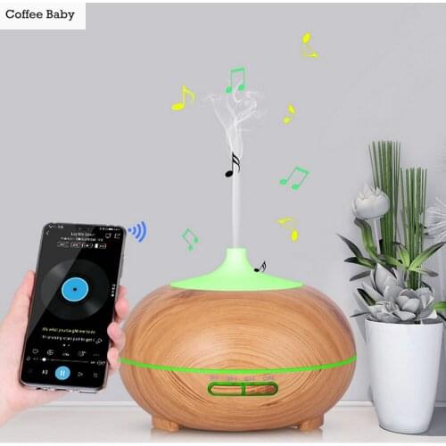 Aromatherapy Essential Oil Diffuser 550ML Remote Control Ultrasonic Air Humidifier with 7 Color LED Light for Bedroom Office