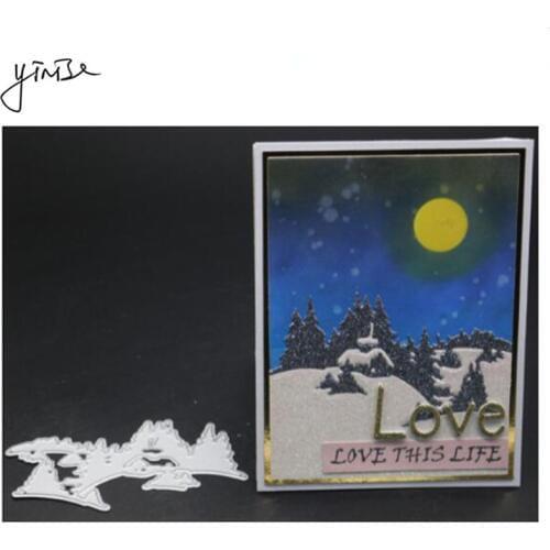 VCD129 Mountain Cut SCRAPBOOK Metal Cutting Dies For Scrapbooking Stencils DIY Album Cards Decoration Embossing Folder Die Cuts