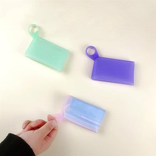 2PCS Portable Mask Storage Case Clips Temporary Mask Storage Holder Storage Bag Waterproof Mask Container