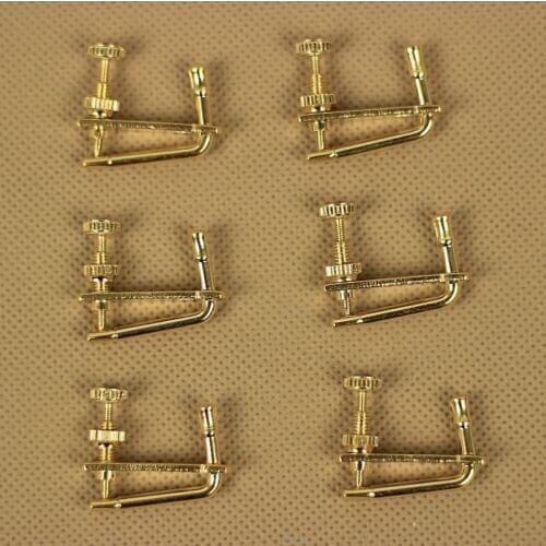 30 pcs 3/4-4/4 Golden violin fine TUNER fiddle string adjuster accessories parts