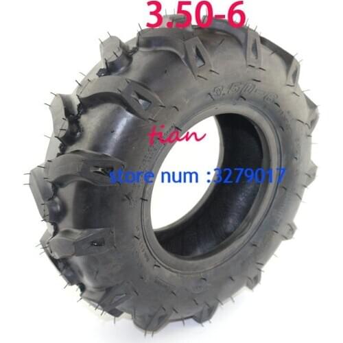 4.10/3.50-6 TIRE for some Yard Carts Go Karts Riding Lawn Mowers 3.50-6 PREMIUM GRADE TIRE TUBE METAL VALVE