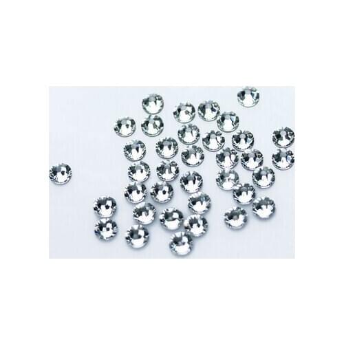 50packs Small Size Nail Art Rhinestone Crystal Clear SS3-SS50 Flatback Non Hot Fix Rhinestone gril Glue On For Nails