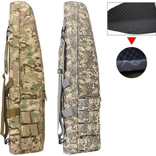 70 98 118cm Tactical Gun Molle Bag Heavy Duty Rifle Case Gun Carry Shoulder Bag For Sniper Airsoft Holster Hunting Accessories