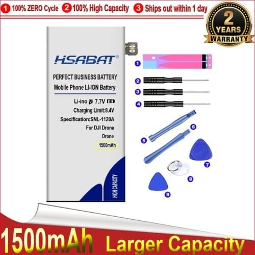 HSABAT 0 Cycle 1500mAh Battery for DJI Osmo pocket High Quality Replacement Accumulator