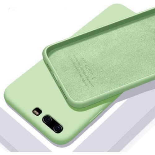 For Huawei P10 Plus Case Soft Liquid Silicone Slim Skin Protective back cover case for huawei P10 Lite P10Pro full cover shell