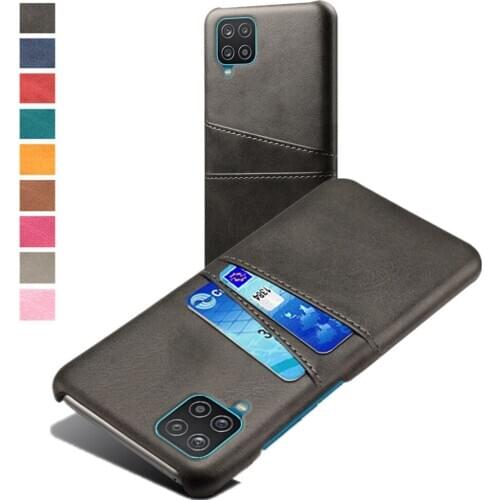 For Samsung A12 A21S A32 A52 A42 A72 F41 Cover Retro PU Leather Card Slots Case For Galaxy Note 8 9 10 S10 5G S9 S8 Plus Funda