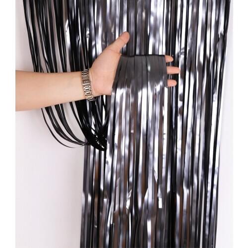 Black Matte Party Background Decorations Curtians Christmas Birthday Party DIY Backdrop Decor lembrancinhas para a festa T556