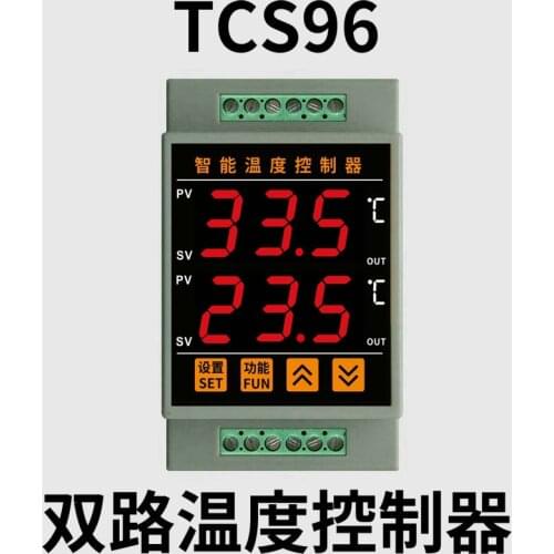TCS96 Dual Output Digital Display Intelligent Upper and Lower Limit Electronic Refrigeration and Heating Temperature Controller