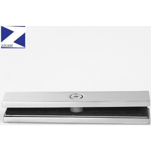 Stainless Steel 316 180 Degree Glass To Glass Long Flat Clamp