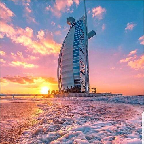 Dpsprue Full 5D DIY Square Round Diamond Painting Tower 3D Embroidery Cross Stitch Rhinestone Mosaic Home Decor DF09