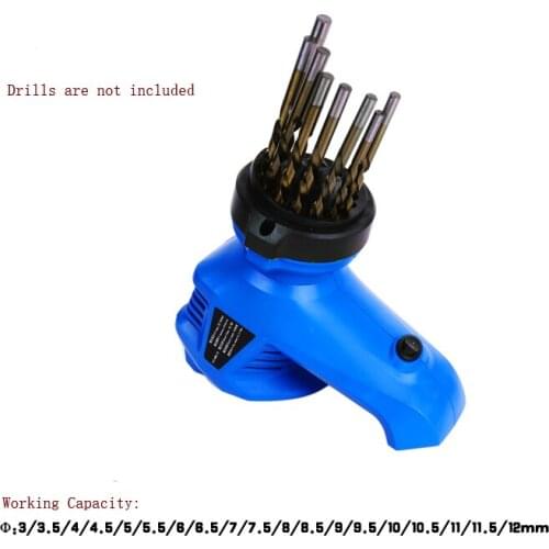 Electric Drill Bit Sharpener Twist Drill Grinding Machine Drill Grinder Drill Milling Machine 3-12mm 220V