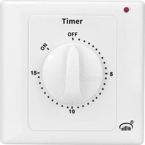 10A 15Min Electronic Countdown Timer Switch Digital Timer Plug Control Switch Socket AC 220V Smart Home Light Switch Cover Plate