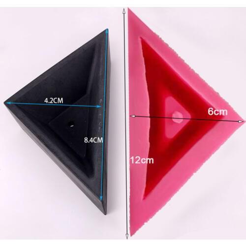 Creative Geometric Pot Vase Mould DIY Clay Cementsilica Silicone Mold Succulent Plants Making Concrete Silicone Mold