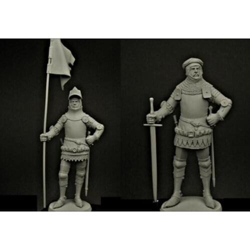 1/24 Resin Figure Building Kit Warrior (contain 2 body)