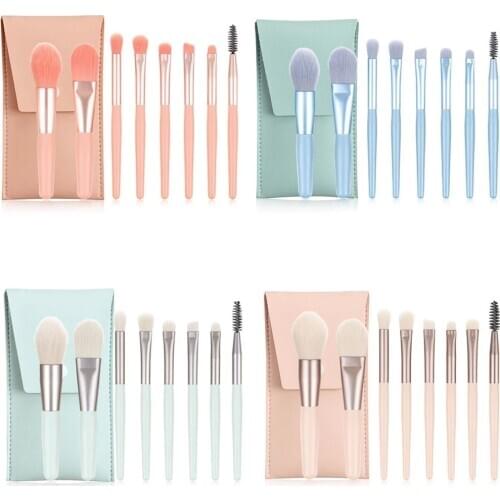 8 pcs/set cosmetic Makeup Brushes Tool Set Cosmetic Powder Eye Shadow Foundation Blush Blending Beauty Make Up Brush Maquiagem