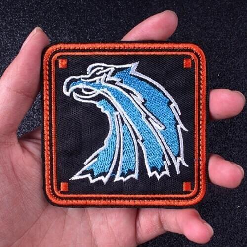 Eagle Head Embroidery Patch American US Army Military Iron on Patches Cool Appliques Embroidered Badges Drop Shipping DIY