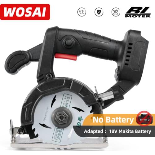 WOSAI Brushless Circular Electric Saw 105mm Blade for Wood Saw Blades 20V MT-Series Cordless Circular Saw Cutting Sawing Machine
