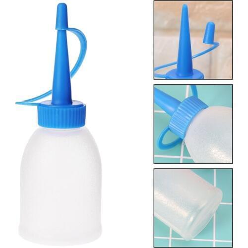 30ml Industrial Glue Gel Oil Ketchup Plastic Squeeze Bottle Jet Dispenser with Cap
