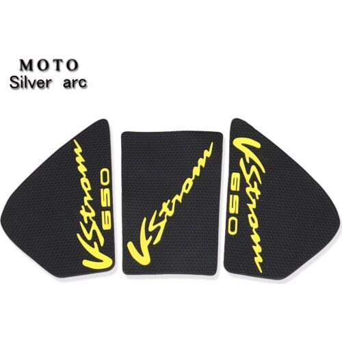 FOR SUZUKI V-Strom DL650 DL 650 Anti Slip Protector Tank Pad Sticker Gas Knee Brace Traction Side 3M Decal