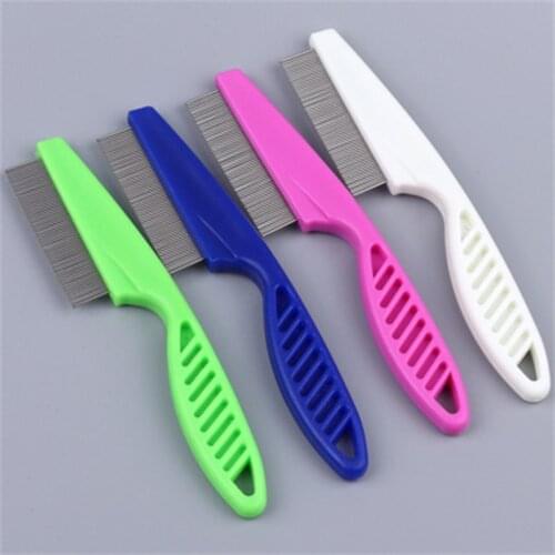 Pet Animal Care Comb Protect Flea Comb for Cat Dog Pet Stainless Steel Comfort Flea Hair Grooming Comb pets acessorios