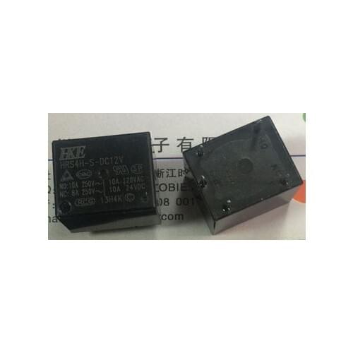 HRS4H-S-DC12V-C 12VDC 10A 250VAC HKE DIP5 T73 HUIGANG RELAY 1From C,New and original